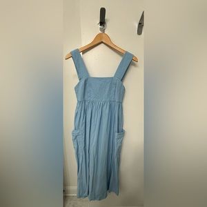 Madewell Pierce Dress - Crinkle Poplin